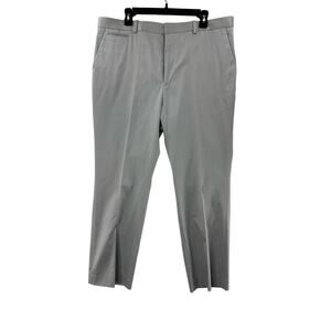 Perry Ellis Premium Mens Dress Pants Tailored Fit, Light Gray 38 X 29 NWT